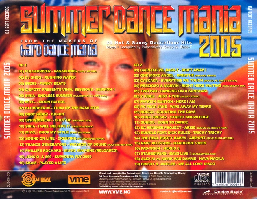 Summer Dance Mania 2005 : Back